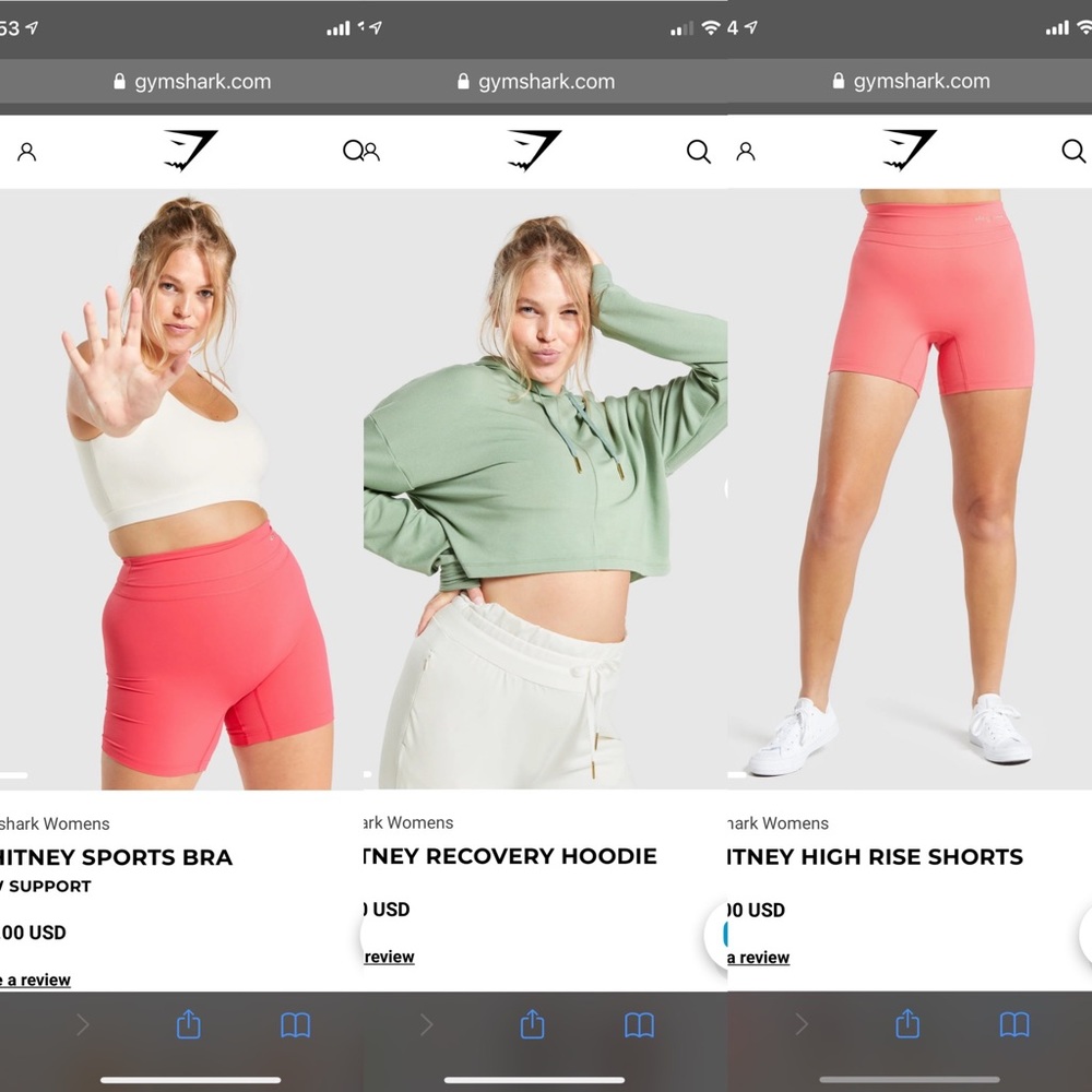 ISO Whitney Simmons Gymshark!!